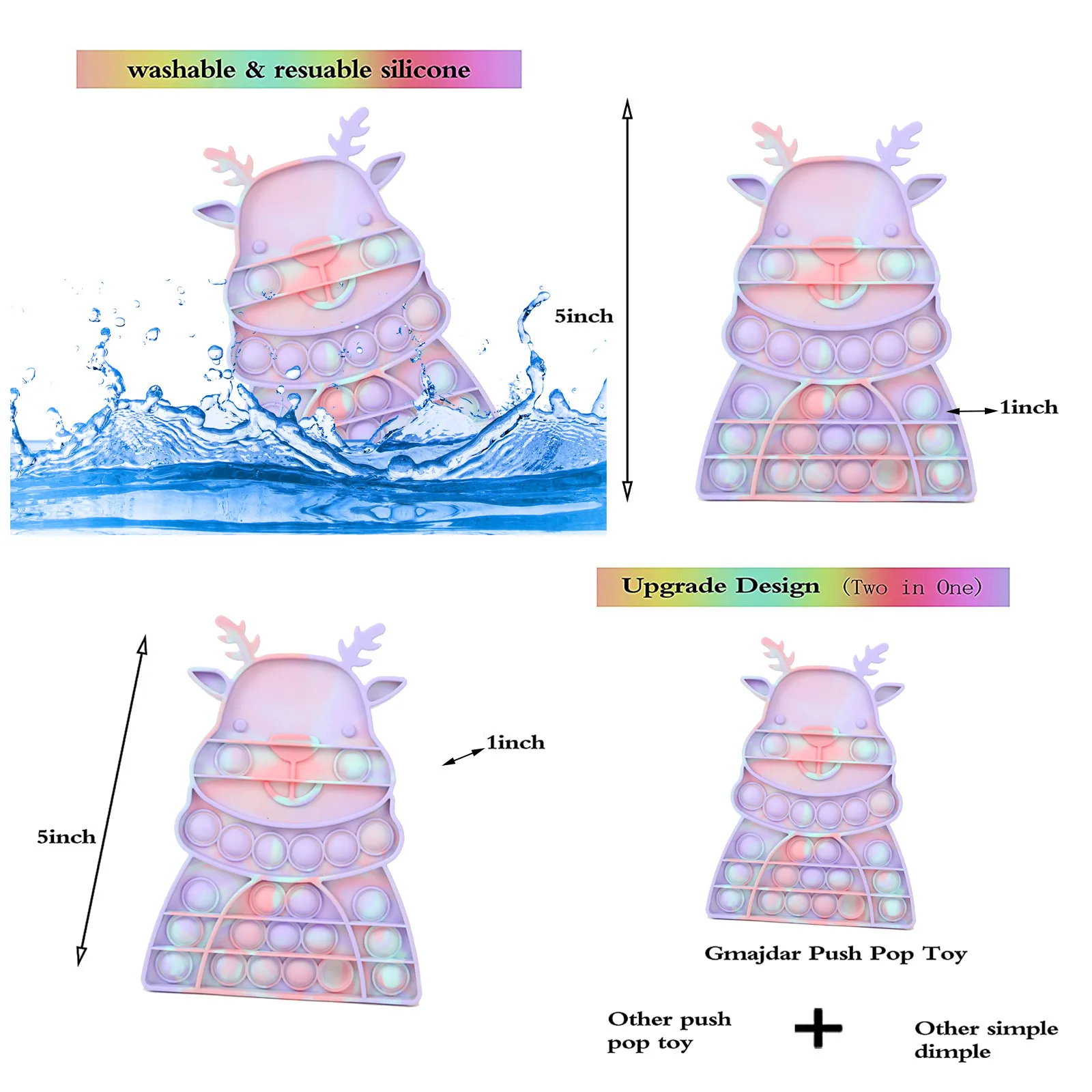 

NEW Stress Reliever Push Bubble Sensory Toy Spielzeug Dimple Toy Pressure Reliever Board Controller Educational Toy Spielzeug