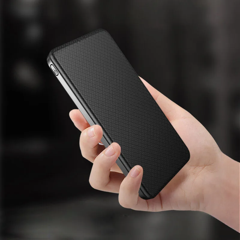 Ультратонкий портативный внешний аккумулятор 10000 мАч с отличным дизайном