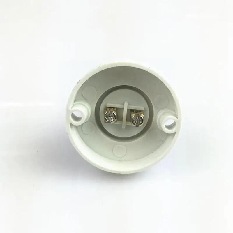 

NEW Screw LED Lamp High Temperature Resistant Anti-aging Simple Holder White Base Bulb Light Hazard-free Design Adapter Soc V2Z3
