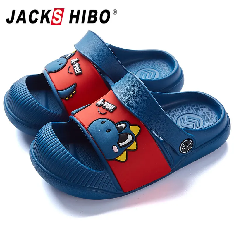 Jackshibo милые детские садовые туфли сандалии-шлепанцы с мультяшным рисунком