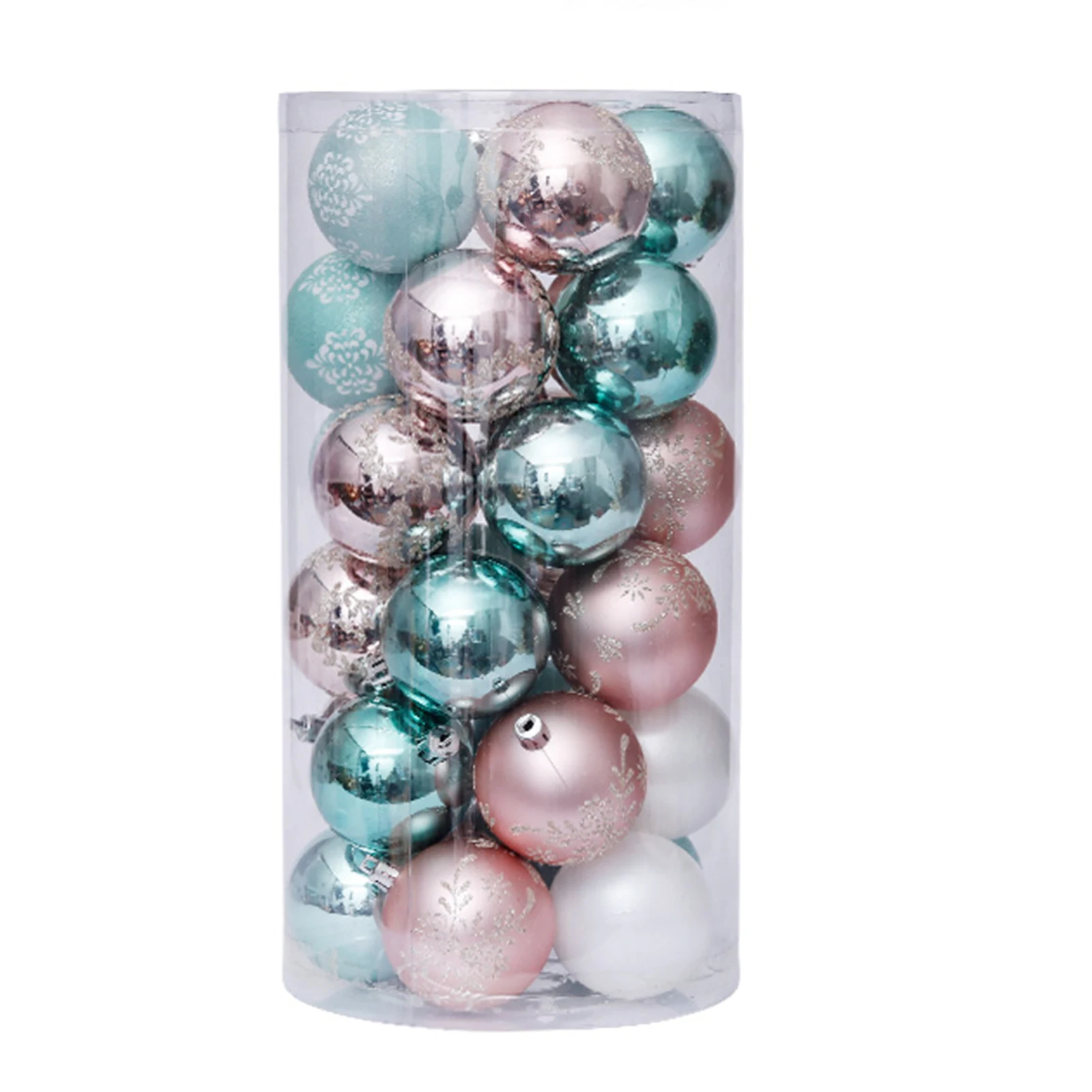 

30pcs/set Shatterproof Tree Decor Bauble Christmas Ball Celebration Wedding Party Pendant DIY Ornament Hanging Hotel Home Crafts