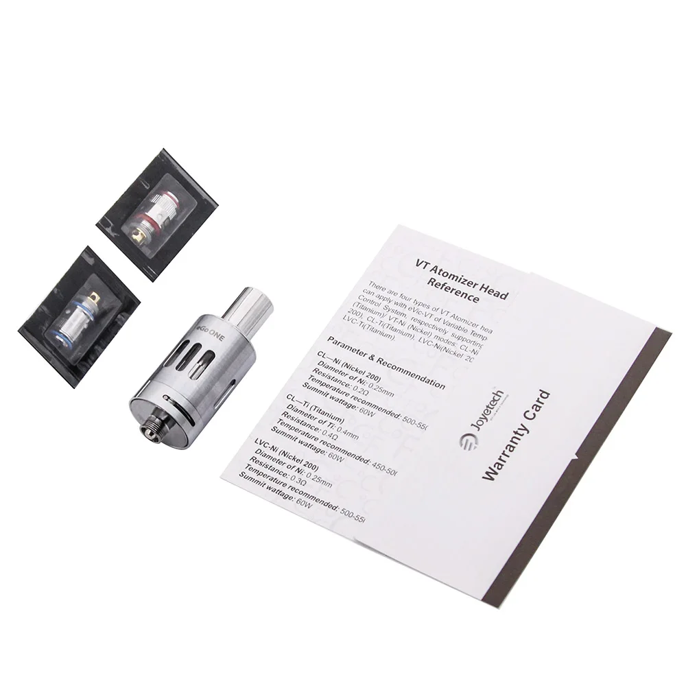 Просвет Joyetech распылитель eGo ONE 1 8 мл емкость 1.0ohm сопротивление Vape бак для 510 поток