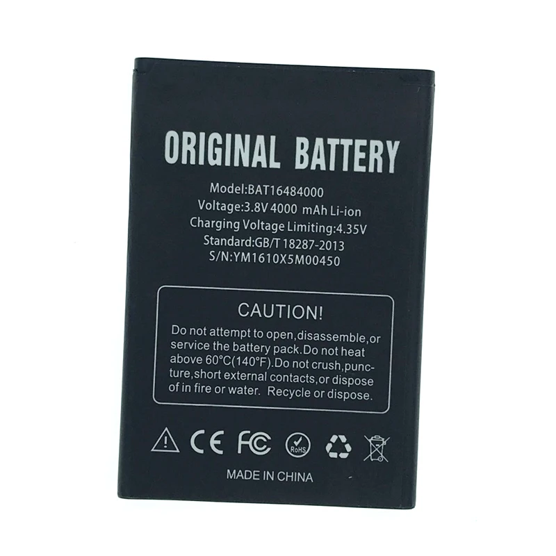 BAT16484000 4000 мАч высококачественный аккумулятор Для DOOGEE X5 MAX Pro/X5 MAX смарт-мобильный телефон+ номер отслеживания