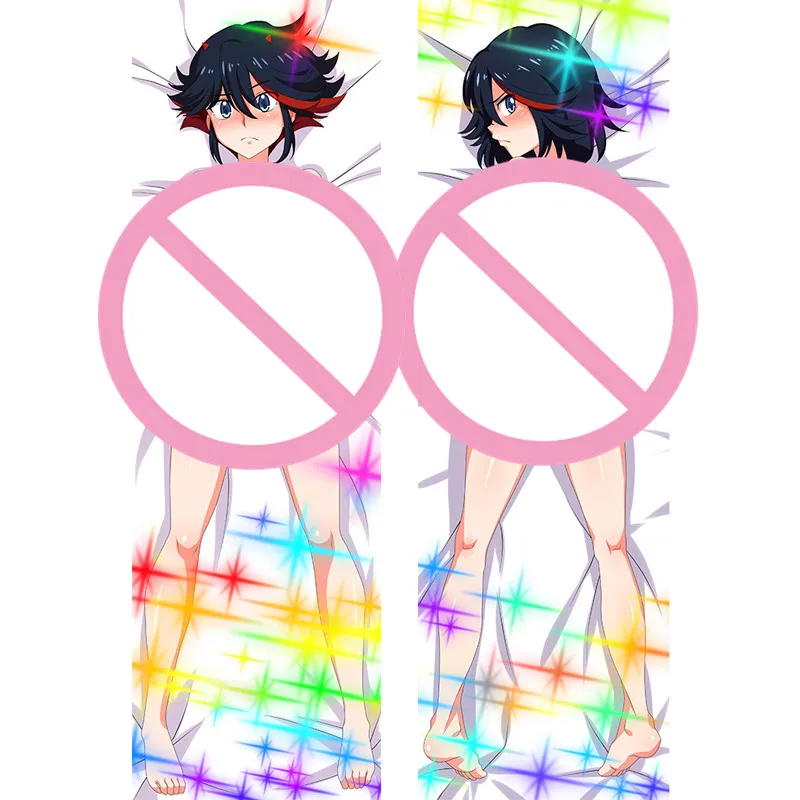 MMF-funda de almohada de Kill la Kill (Kiru Ra Kiru), chica sexy, Ryuko Matoi & Satsuki Kiryuin, funda de almohada para el cuerpo, Dakimakura-1