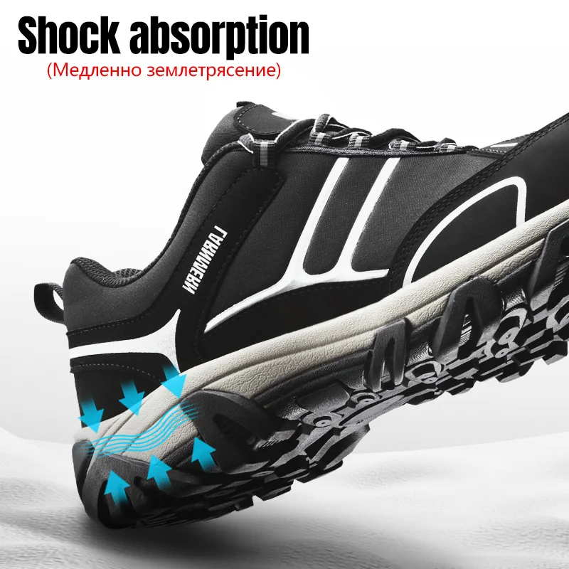 DYKHMILY/Рабочая безопасная обувь со стальным носком для мужчин нескользящие