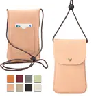 Вертикальный чехол для мобильного телефона из искусственной кожи с плечевым ремнем для Apple iPhone, Samsung Galaxy и других чехлов для смартфонов черного цвета