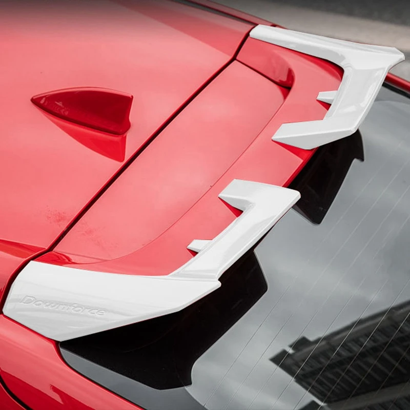 

Car Rear Roof Spoiler Lip Trunk Boot Wing Lip Rear Wing Spoiler for Honda Civic 2Door FK4 FK7 HATCHBACK 2021 Car Styling