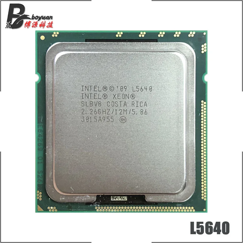 Процессор Intel Xeon L5640 2 ГГц шесть ядер 12 м 60 Вт LGA 1366|Процессоры| |