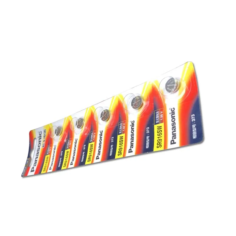 Оригинальный аккумулятор Panasonic 9 5*1 6 мм 2 шт. 1 55 в SR916SW с оксидом серебра 373 D373 SR68 V373