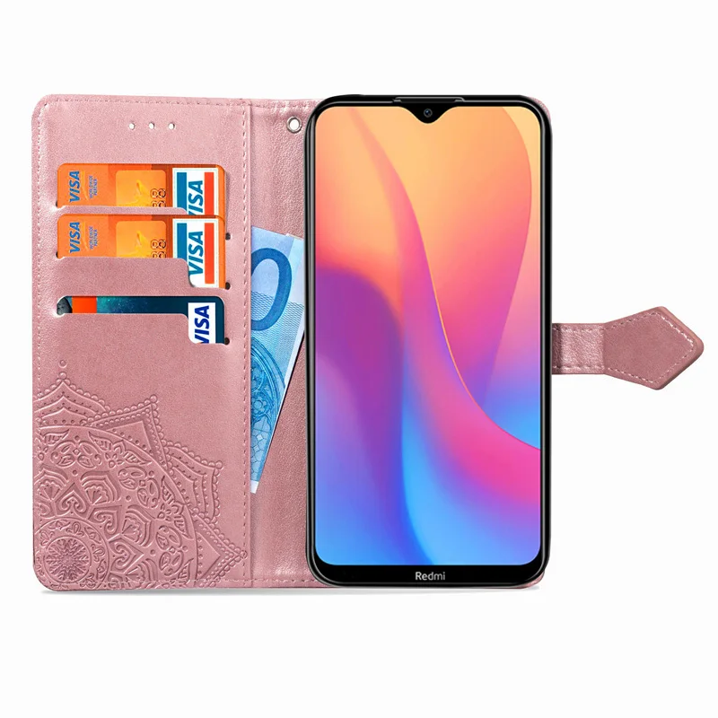 Чехол-книжка из искусственной кожи для Xiaomi Redmi 8A, чехол для Note 8 Pro, чехол-кошелек Xiomi Redmi 8, мягкий чехол из ТПУ