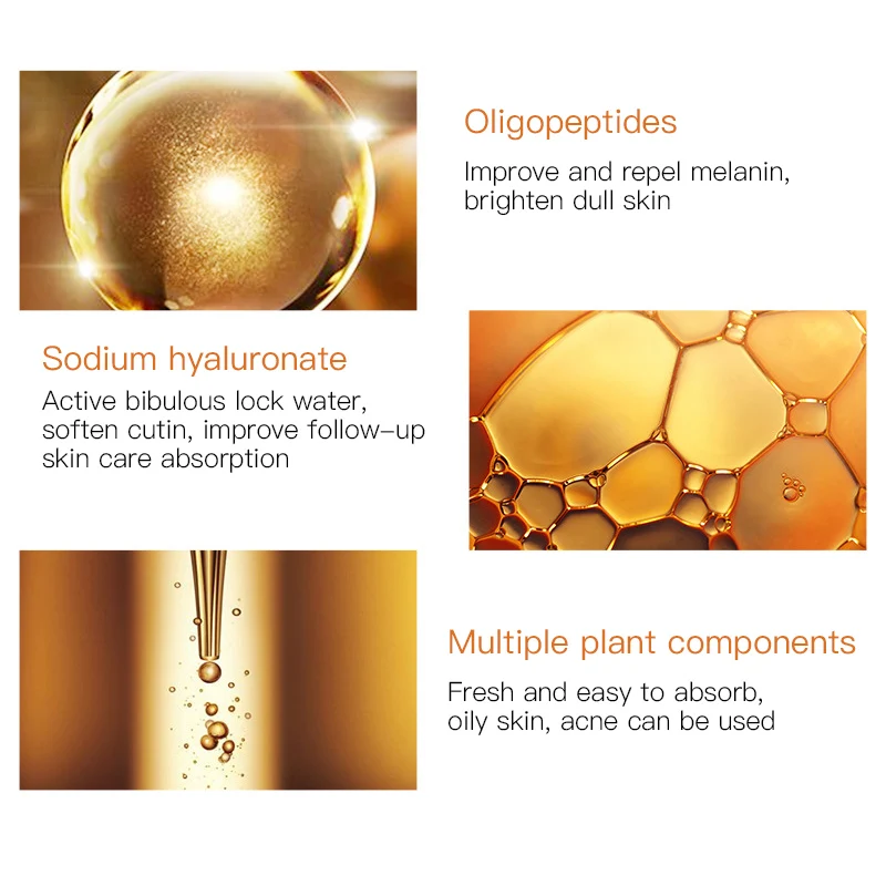 

7PCS/Box Hyaluronic Acid Essence Hydrating Liquid Niacinamide Moisturizing Essence