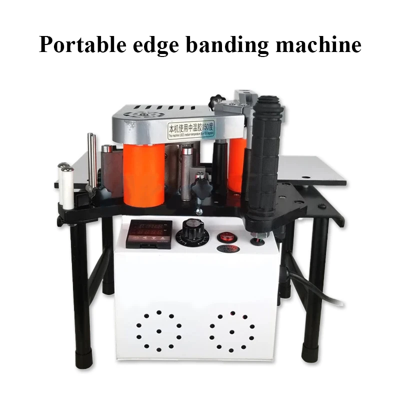 

Manual Edge Banding Machine Double Side Gluing Portable Edge Bander Woodworking Edge Banding Machine 220V 1200W