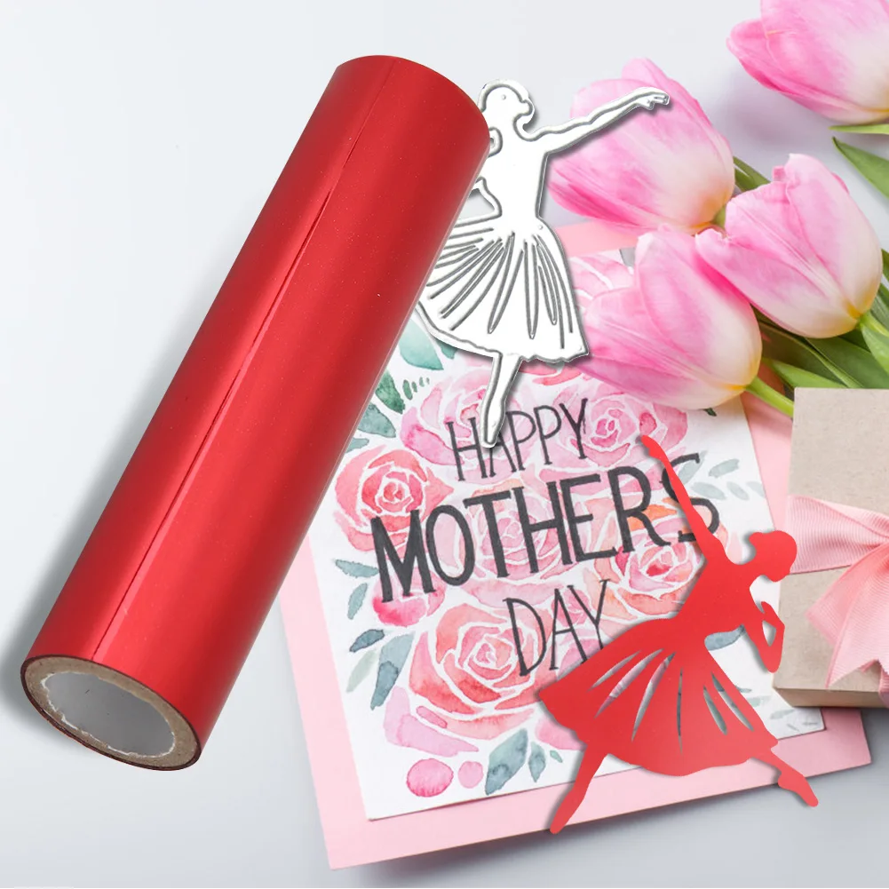 Смешанные цвета Тепловая активированная фольга 5 м теплопередача поделки своими