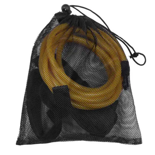 Swimming Resistance Belt Set Swim Training Band Elastic Exerciser with One Waist Strapk Loop Mesh Bag | Спорт и развлечения