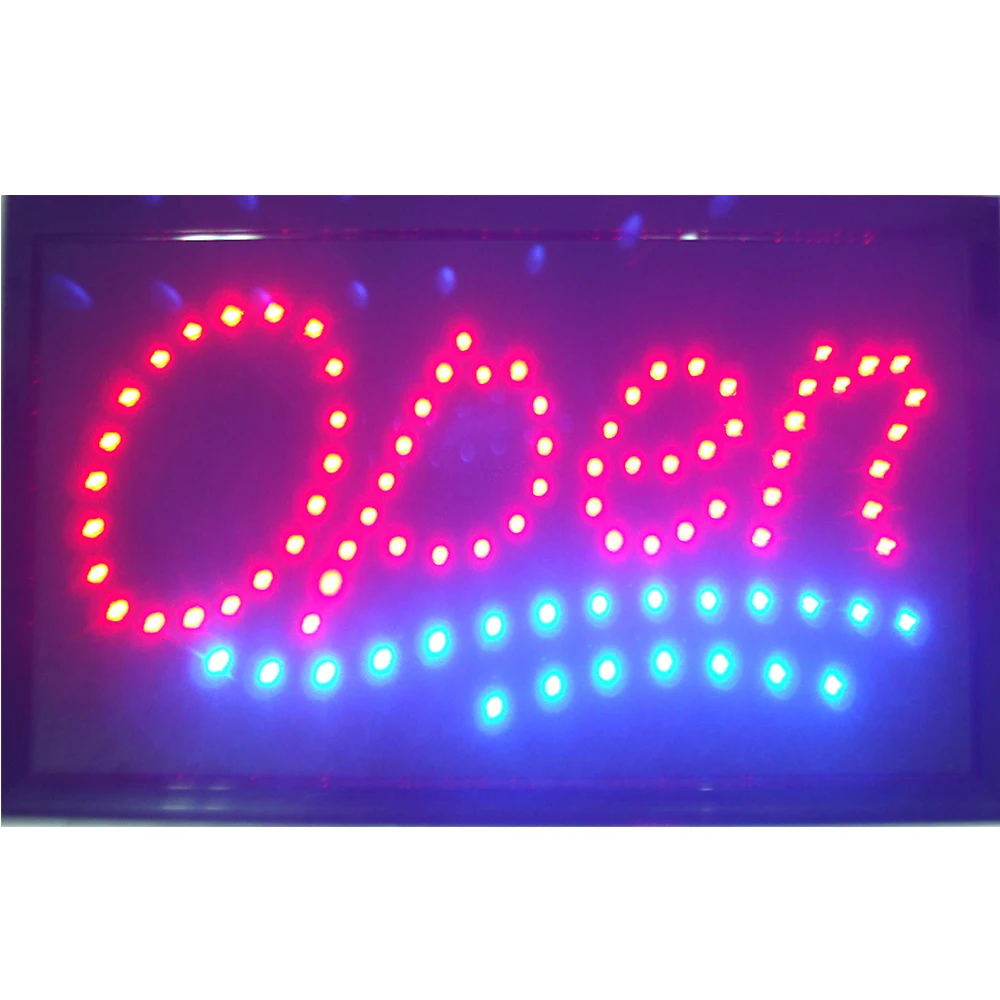 Светодиодный неоновый светильник с открытой вывеской 10*19 дюймов комнатный