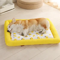 cool pet mat summer bite resistant anti slip cat ice pad house waterproof cooling dogs bed kennel breathable dogs cold silk beds