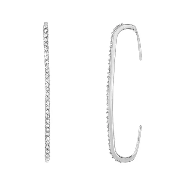 Single 1pcs Altruist 925 Sterling Silver Single Earbar Earcuff Non pierced Earrings Ear Cuff Ear Bars For Women Colorful CZ Jewelry - Окраска металла: Single 1pcs