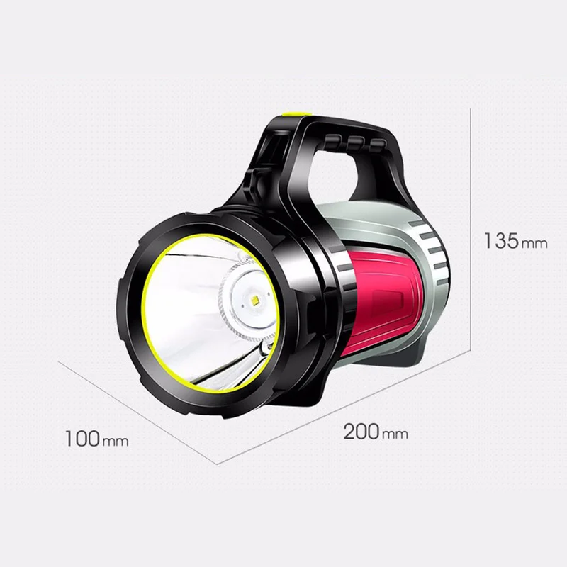Перезаряжаемый Водонепроницаемый светодиодный светильник вспышка для пешего