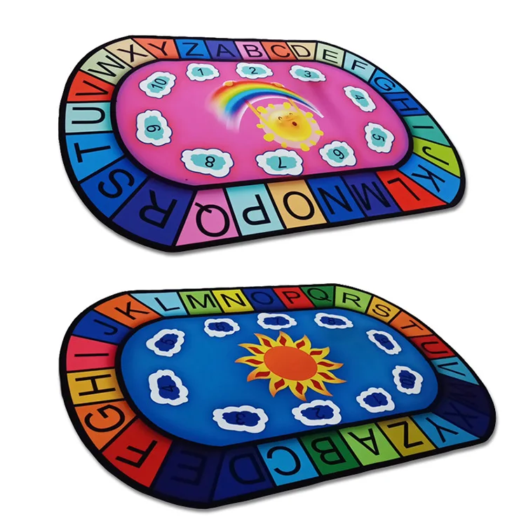 

Cartoon Carpet Floor Mats Children's Room Bedside Blanket Kindergarten Crawling Blanket Can Be Customized