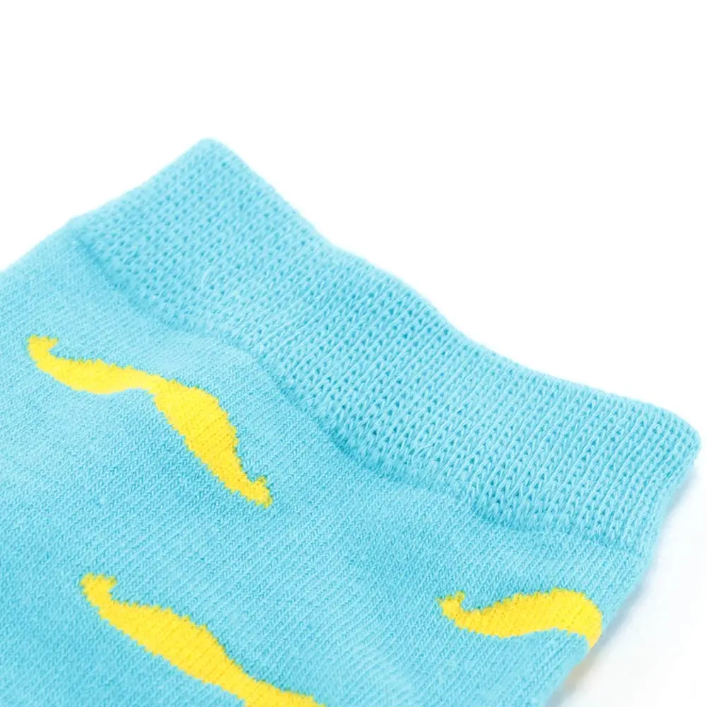 Модные повседневные мужские носки дизайнерские хлопковые с мультяшными усами