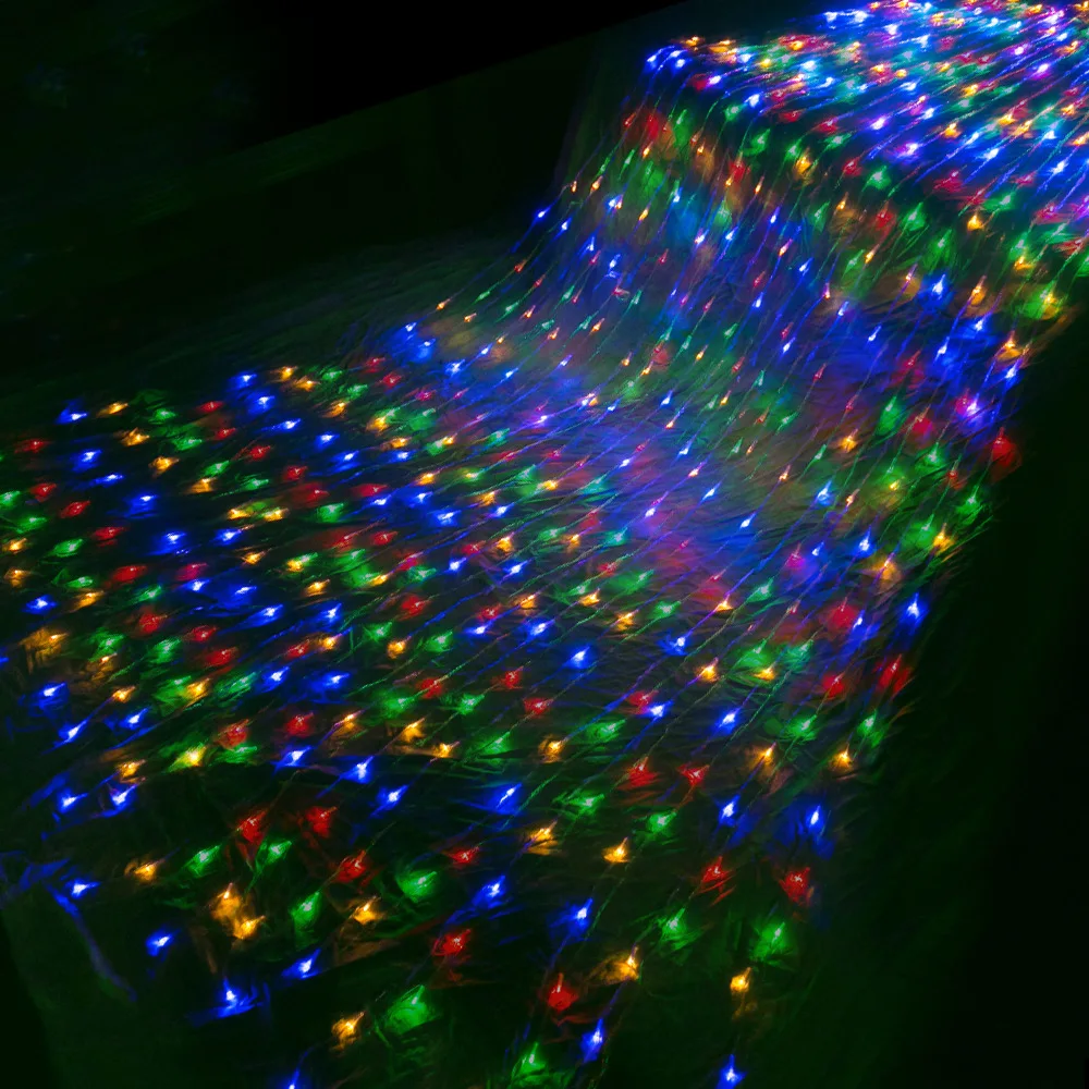 Рождественская сказочная Гирлянда-водопад 220 В вилка европейского стандарта