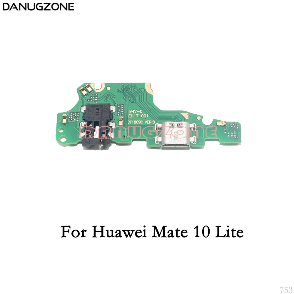 For Mate 10 Lite Usb зарядная док-станция, порт, розетка, разъем, зарядная плата, гибкий кабель для huawei mate 10 Lite 20 Pro 9/mate 10 8 9 Pro S 7 - Цвет: For Mate 10 Lite
