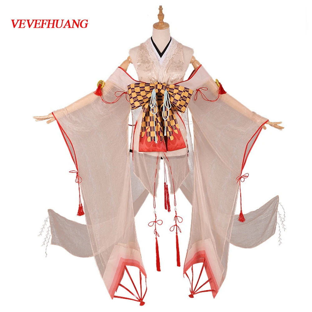 VEVEFHUANG Kосплей Горячая игра Onmyoji SSR Shiranui Diver Ali кимоно Косплей Костюм Униформа