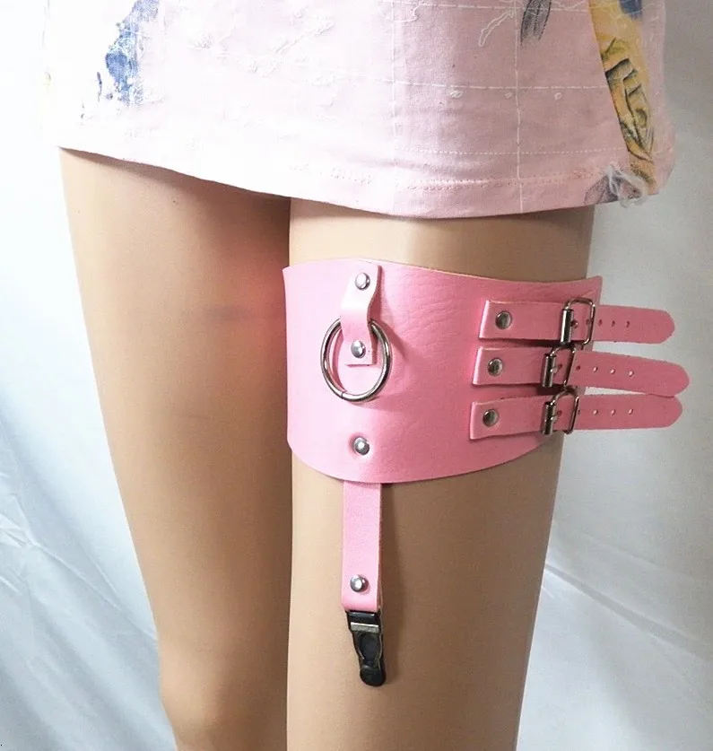 WKOUD EAM пирсинг в стиле панк подвязки ноги цепи кожаные женские очаровательные