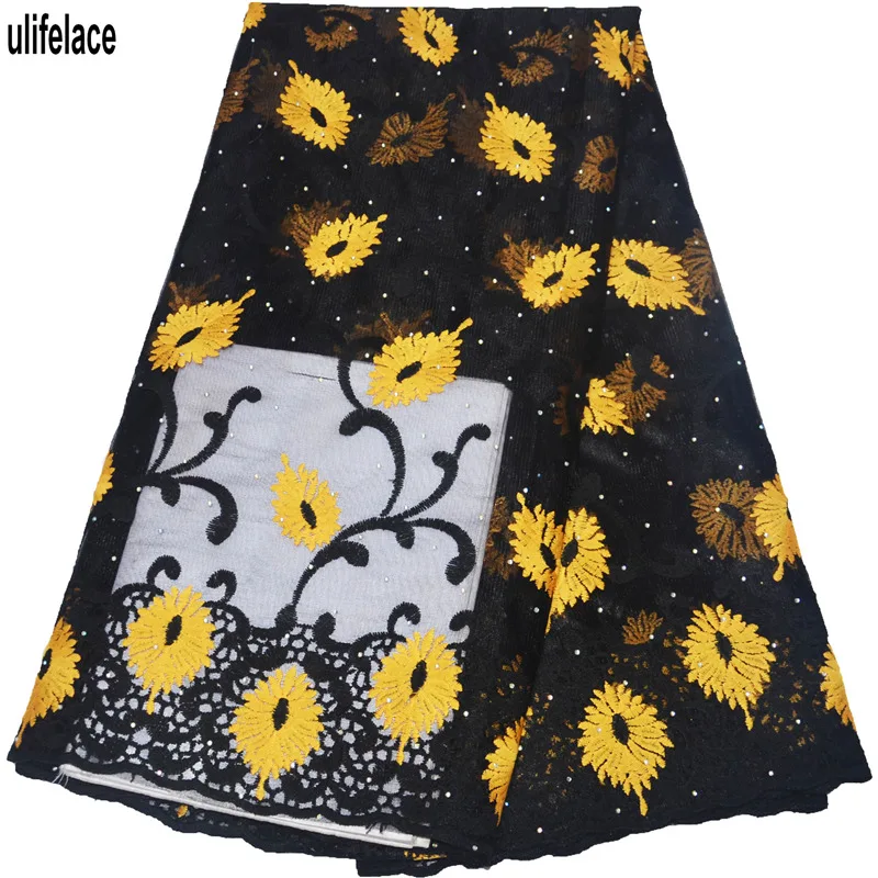 Высококачественная африканская кружевная ткань швейцарская вуаль