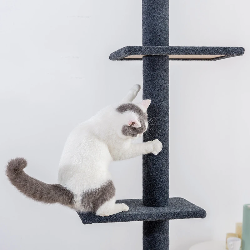 

Domestic Delivery Cat's Tree Tower Pets Play Tree Scratching Tree arbre a chat Climbing Jumping Toy Frame Pets