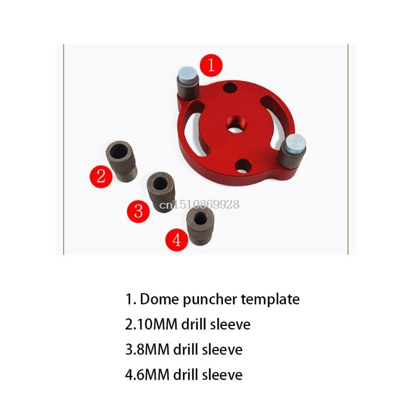 

6 8 10mm Self Centering Wood Dowel Hole Punch Locator Vertical Jig Drill Guid