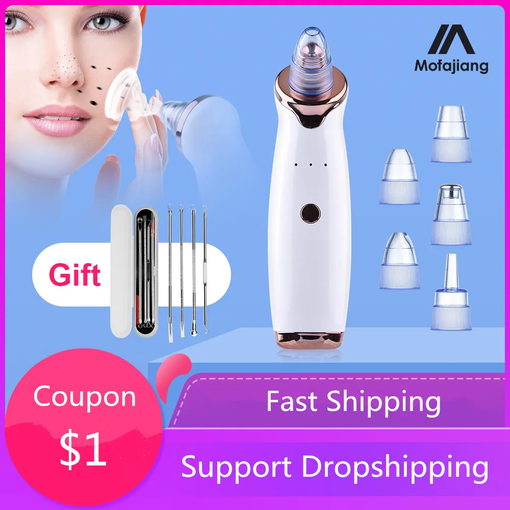 

Pore Cleaner Blackhead Remover Vacuum Electric Nose Face Deep Cleansing Skin Care Machine Birthday Gift Dropshipping Beauty Tool