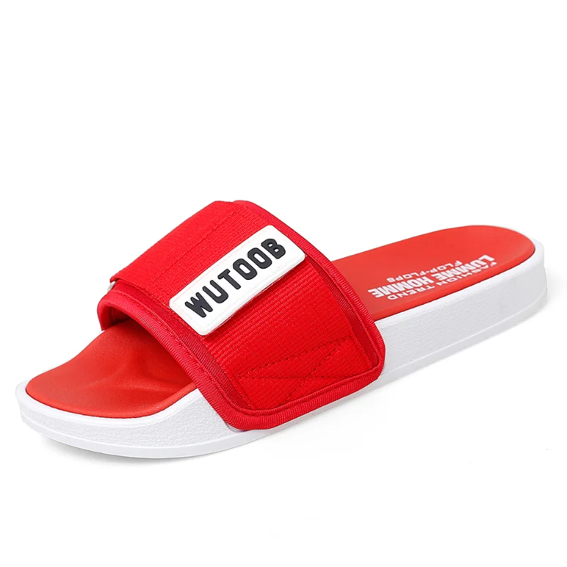

2021 Slippers men summber Room Shoes Men Bathroom Red Men Flip Flops Fashion Pool Mens slides Soft Sole top shoe brands white