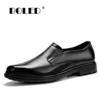 high quality genuine leather dress shoes men slip on business office shoes formal flats oxfords outdoor wedding men shoes