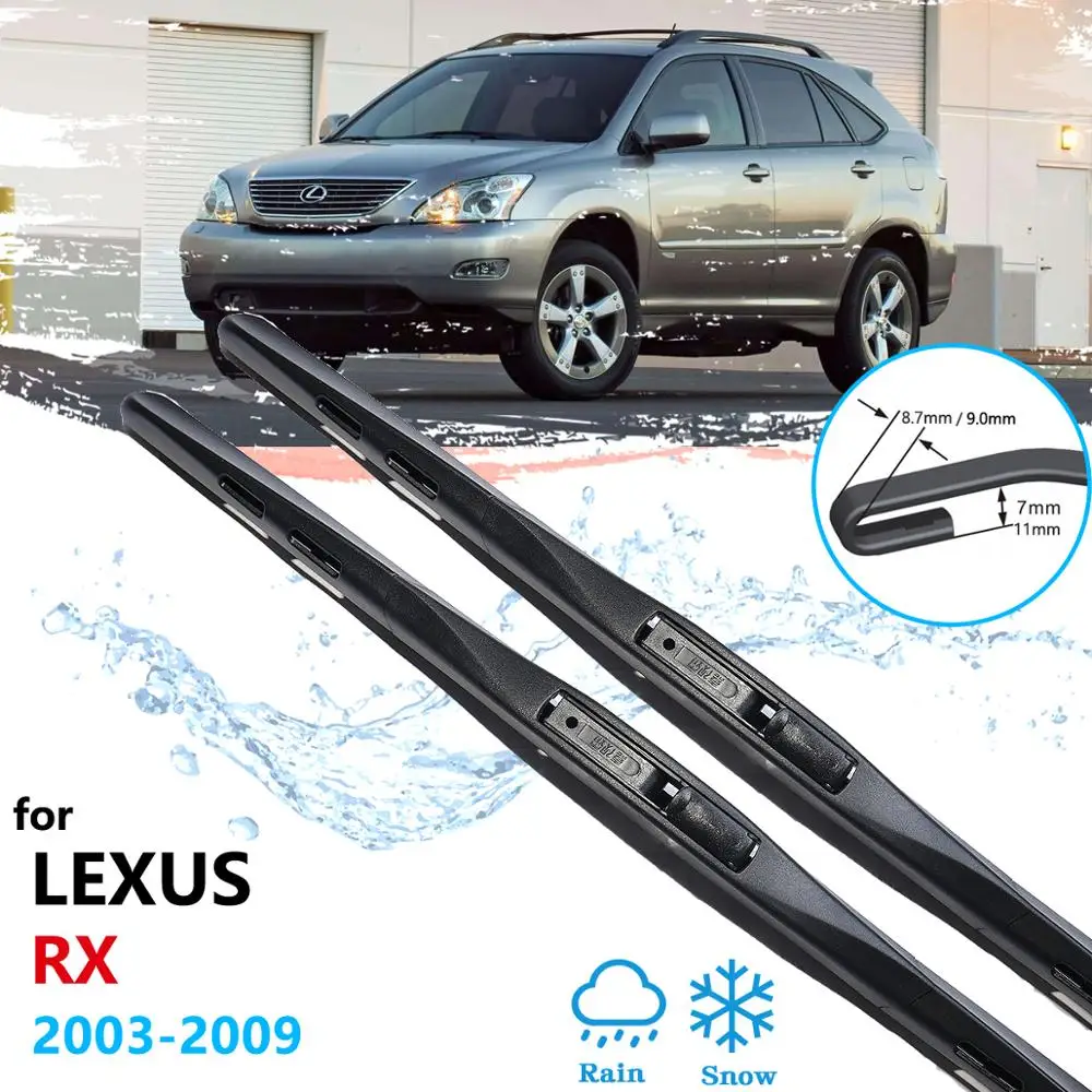 Для Lexus RX 2003 ~ 2009 XU3 автомобильные стеклоочистители лобовое стекло аксессуары RX300