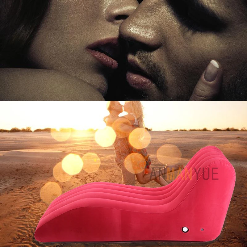 Online Modern şişme Kanepe Yetişkin Aşk Koltuğu Katlanabilir Seyahat Kamp Eğlence BedBeach Bahçe Açık Taşınabilir çekyat