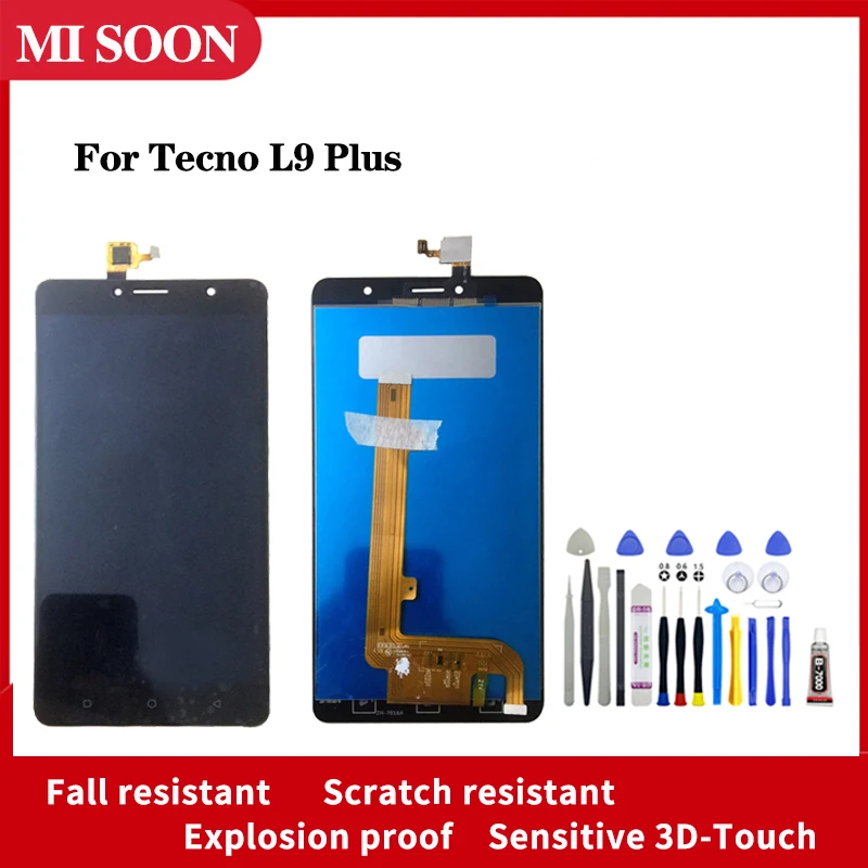 

ЖК-дисплей для Tecno L9 Plus, сенсорный дигитайзер, подходит для ЖК-экрана L9 Plus с инструментами для разборки