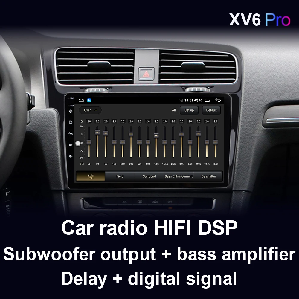 Автомагнитола XIMA Pro 2 din Android 10 Carplay HIfi Dsp мультимедийный видеоплеер автомагнитола