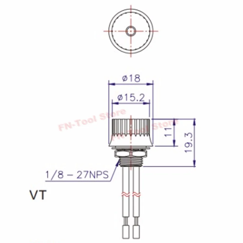 5 шт. поворотные однополюсные переключатели вкл./выкл. С двумя проводами 4 &quot18AWG А