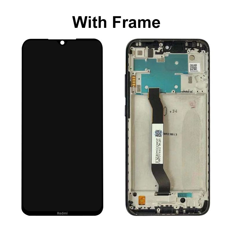

6.3" Original For Xiaomi Redmi Note 8 LCD Redmi Note 8 Display Touch Screen Digitizer Replacement Parts 10 Touch With Frame