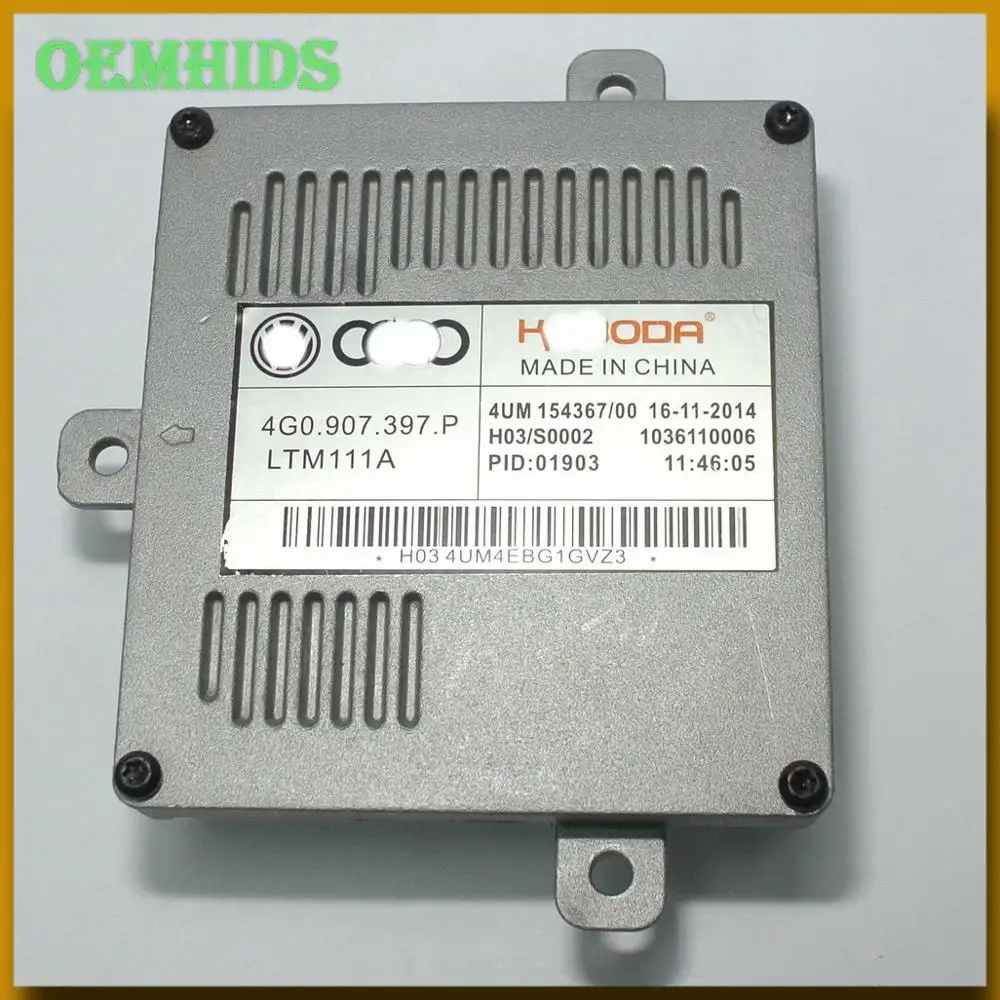 4G0907397P 1 шт. б/у оригинальный OEMHIDS светодиодный балласт A10 02 078 DRL блок управления для