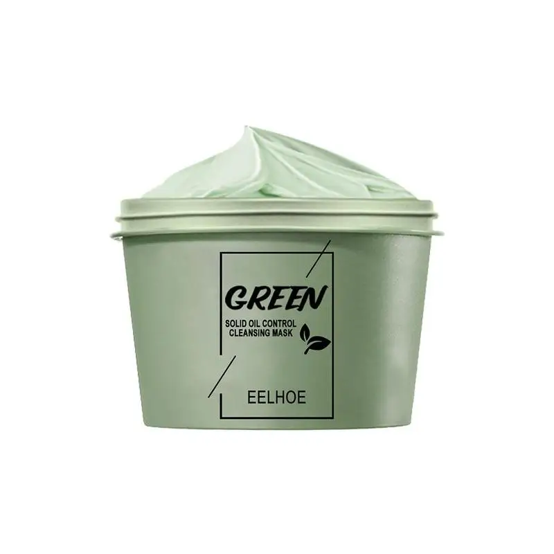 Корейский Зелёный чай маска для лица акне Очищающая грязевая отшелушивающая