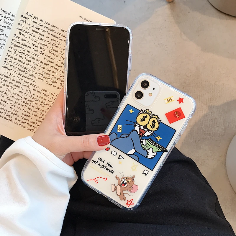 Забавный чехол для телефона с богатым котом iphone 11 Pro Max 7 8 plus задняя крышка X XR XS