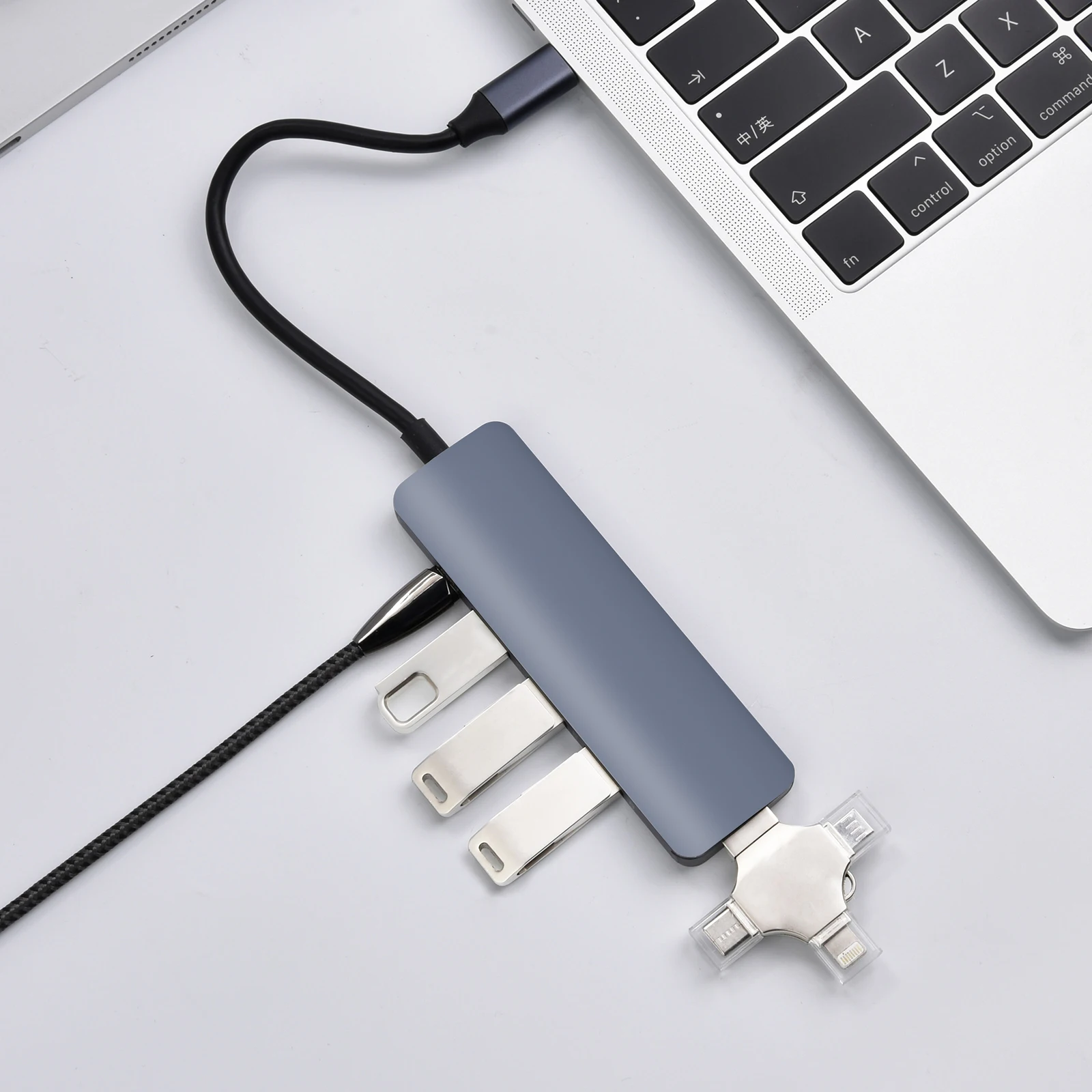

USBC to RJ45 HDMI-compatible USB 3.0 Type C Port Hub Gigabit Ethernet Lan 4K for Macbook Pro Air Thunderbolt 3 USB-C Charger