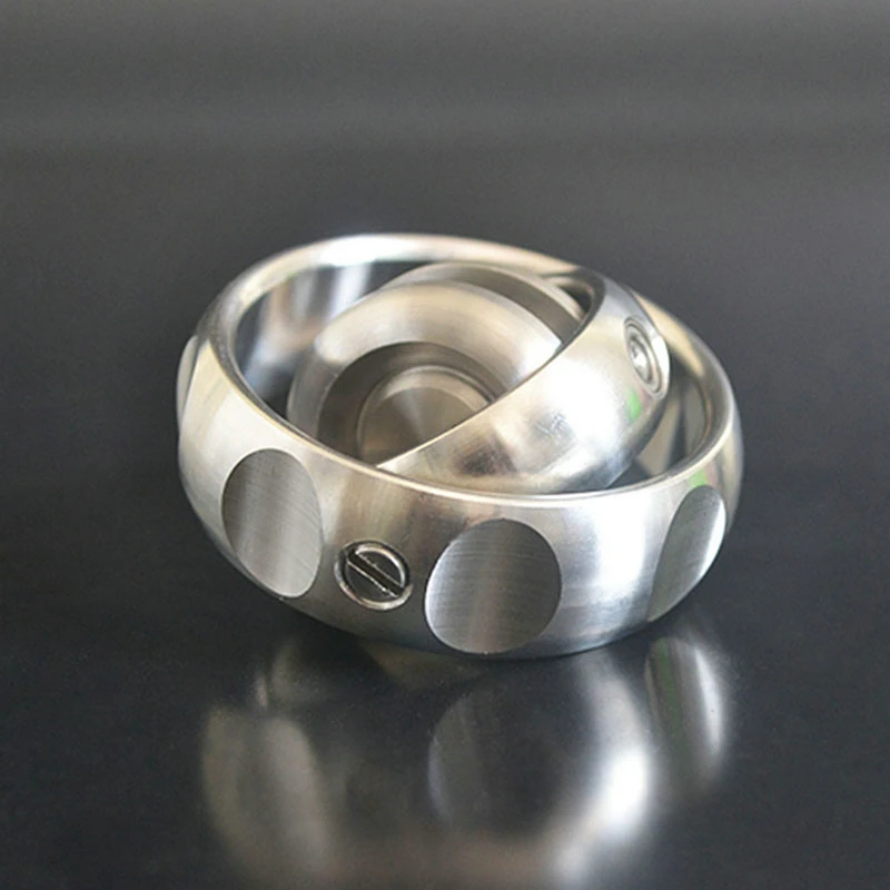 Металлический гироскоп для пальцев вращающийся игрушка декомпрессии гироскопа |