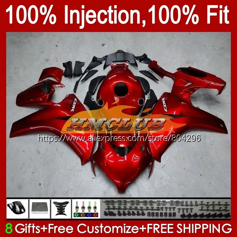 

Инъекция OEM для HONDA CBR1000 1000CC CBR1000RR 08 09 10 11 16No.18 CBR 1000 RR 1000RR 2008 2009 2010 винно-красный 2011 обтекатель