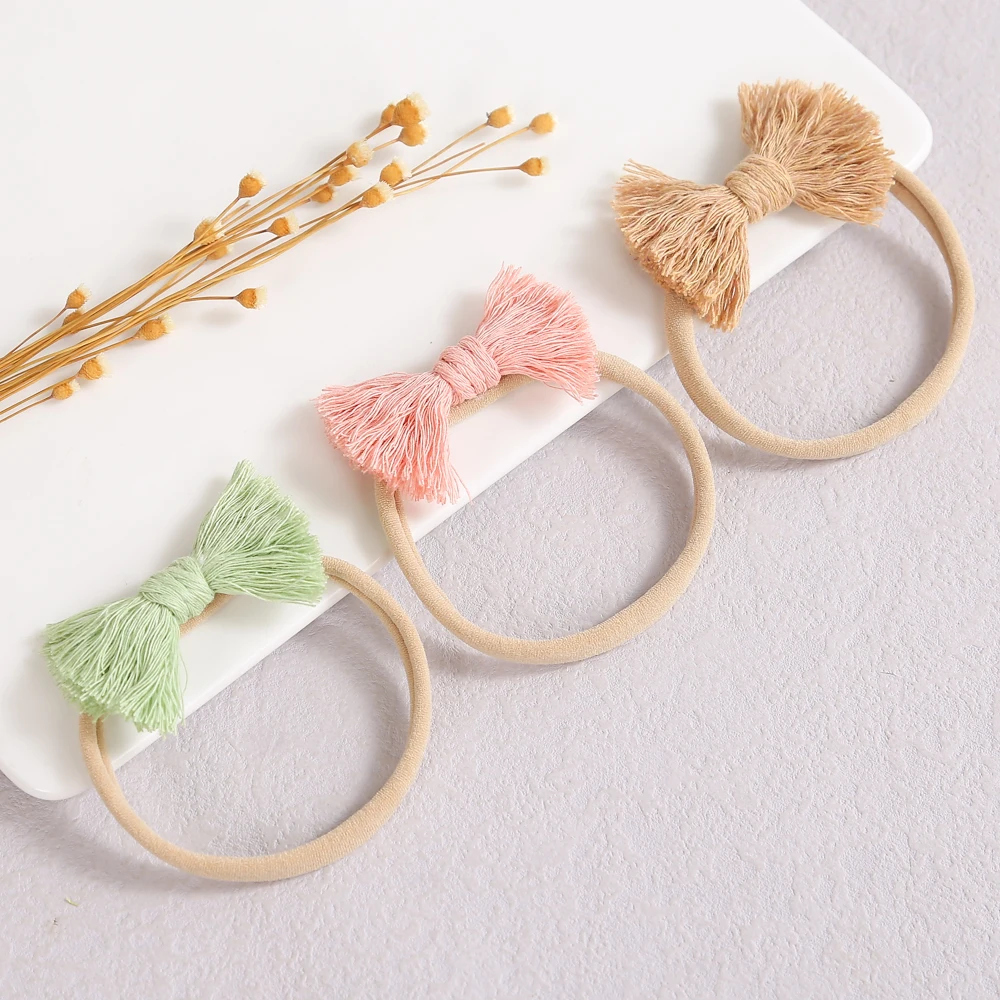 

Nylon Baby Headband Bow Hair band For Children 8 Colors Hair Bands For Toddler Girls Fine Hair Headbands Accessories New 2022