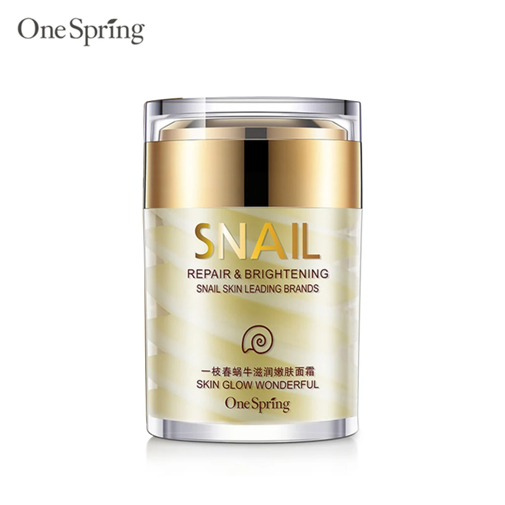 Натуральный крем с экстрактом слизи улитки отбеливающий против морщин