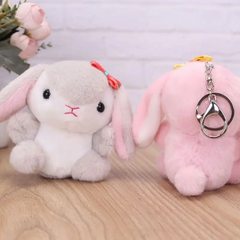 FXM розовый кролик персонаж плюшевый брелок креативная анимационная сумка