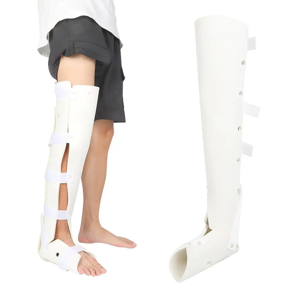 

Medical Leg Ankle fracture Polymer Foam Brace Recovery Protector Restore Knee Joint Support Breathabl Orthopedic Rehabilitation
